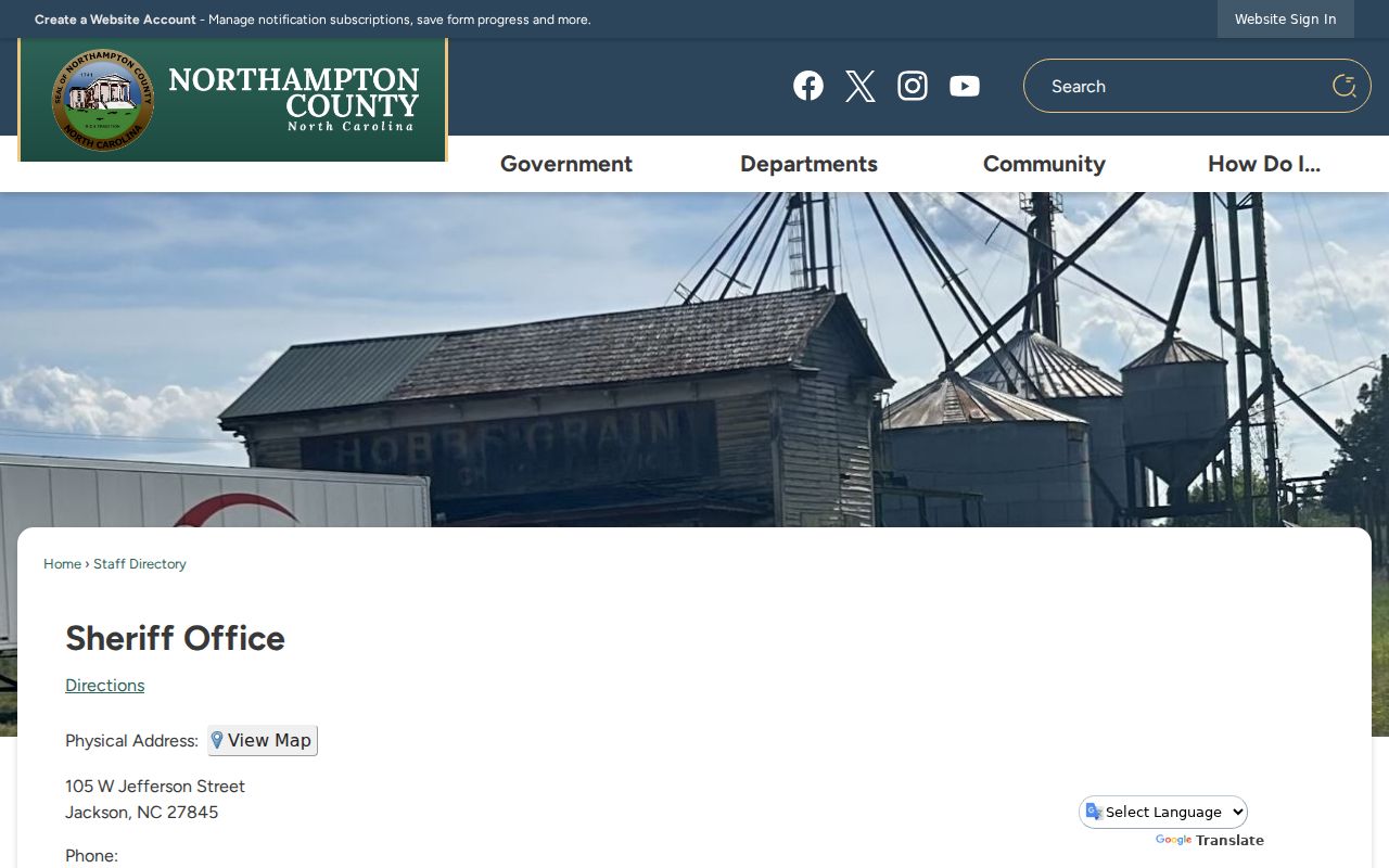 Northampton County arrest records Sheriff staff directory