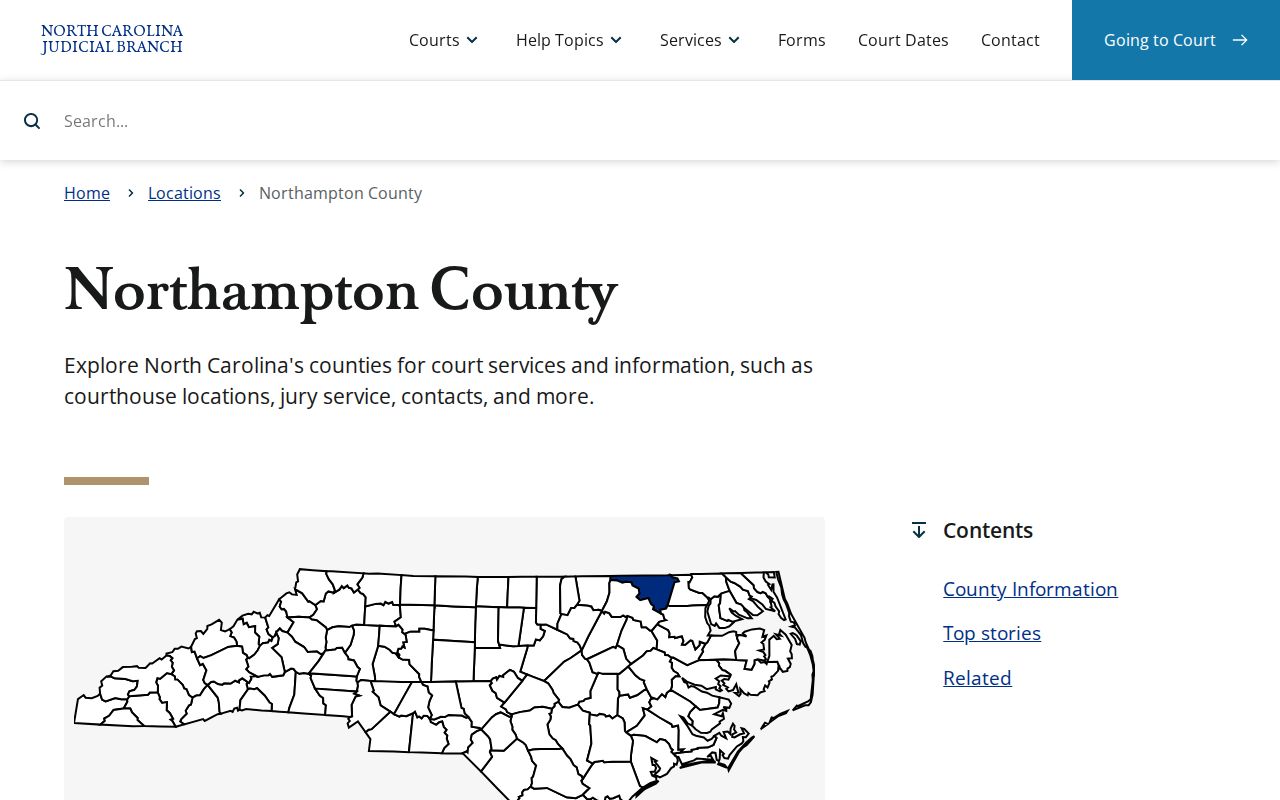 Northampton County court case lookup hub