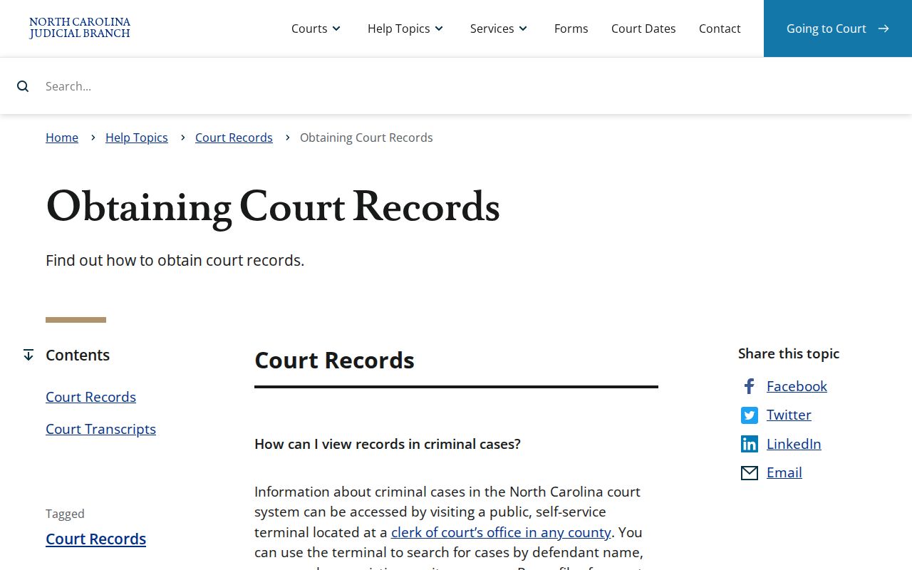Northampton County criminal court record copy instructions